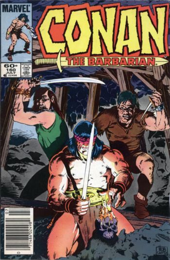 Image of Conan the Barbarian #160 Newsstand Edition (1984) VF/NM 9.0