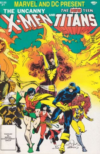 Image of Marvel and DC Present featuring The Uncanny X-Men and The New Teen Titans (1982) VF/NM 9.0