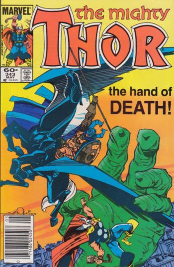 Image of Thor #343 Newsstand Edition (1984) VF/NM 9.0
