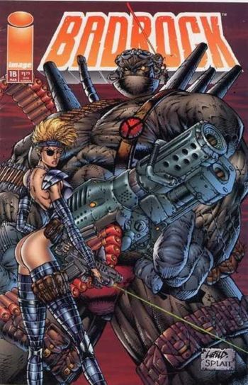 Image of Badrock #1 Cover B (1995) NM- 9.2