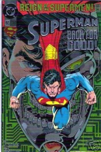 Image of Superman #82 Chromium Cover (1993) NM- 9.2