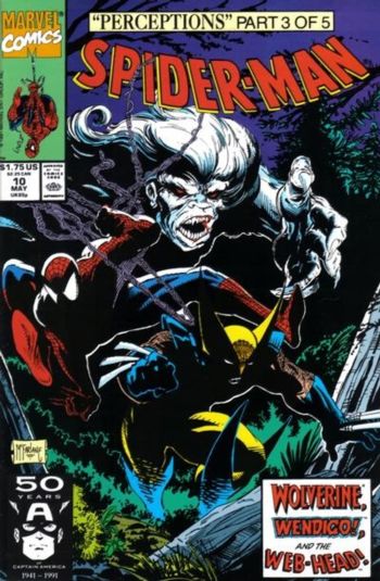 Image of Spider-Man #10 Direct Edition (1991) NM- 9.2