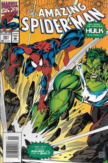 Image of The Amazing Spider-Man #381 Newsstand Edition (1993) NM- 9.2