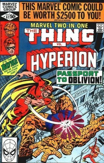 Image of Marvel Two-in-One #67 (1980) VF/NM 9.0