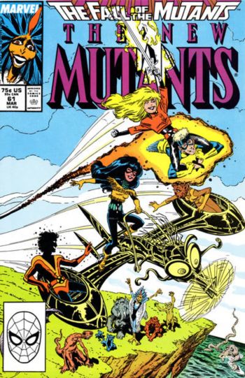 Image of The New Mutants #61 Direct Edition (1988) VF/NM 9.0
