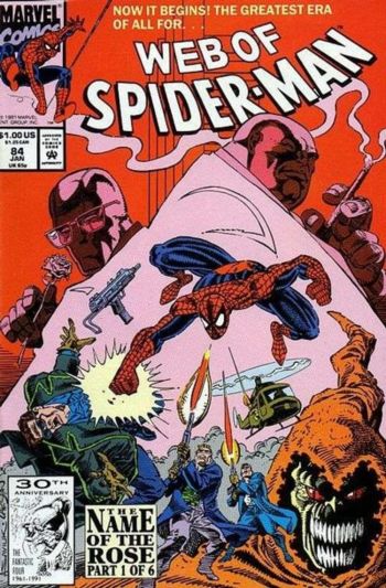 Image of Web of Spider-Man #84 Direct Edition (1991) NM- 9.2