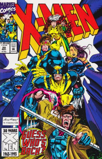 Image of X-Men #20 Direct Edition (1993) NM- 9.2