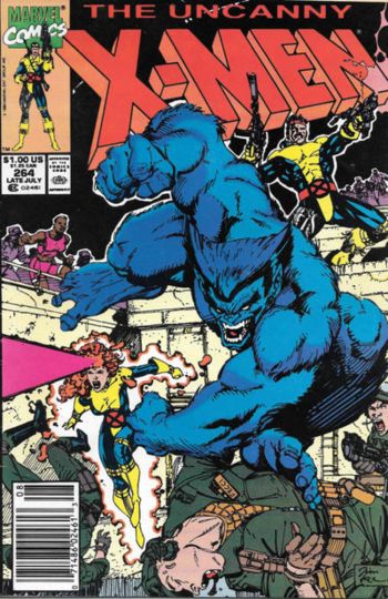 Image of The Uncanny X-Men #264 Newsstand Edition (1990) NM- 9.2