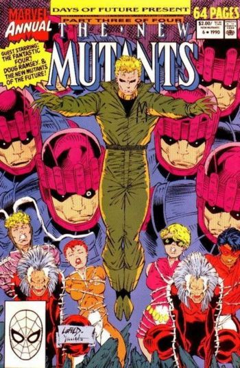 Image of The New Mutants Annual #6 (1990) NM- 9.2