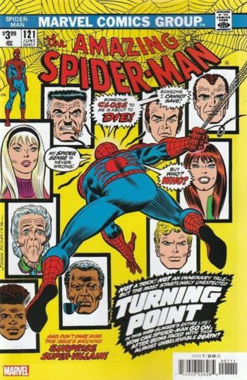 Image of The Amazing Spider-Man #121 Facsimile Edition Cover (2023) VF- 7.5