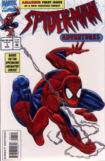 Image of Spider-Man Adventures #1 Direct Edition - Embossed Foil Cover (1994) NM 9.4