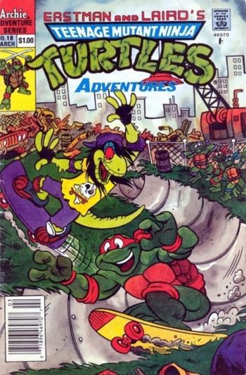 Image of Teenage Mutant Ninja Turtles Adventures #18 (1991) NM- 9.2