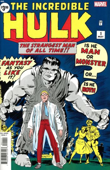 Image of Incredible Hulk No. 1 Facsimile Edition (2019) GD/VG 3.0