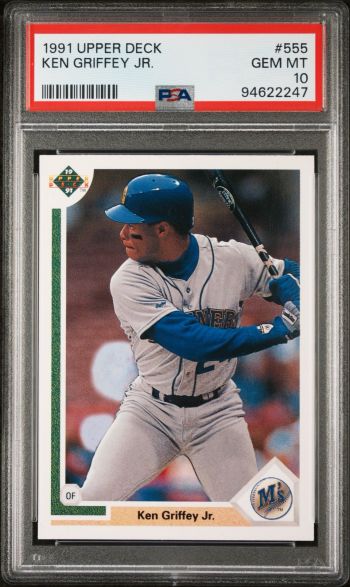 Image of 1991 Upper Deck Ken Griffey Jr. #555 PSA 10