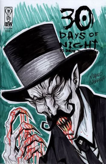 Image of 30 days of night custom sketch cover
