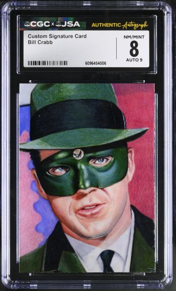 Image of Custom Signature Card Signed by Bill Crabb