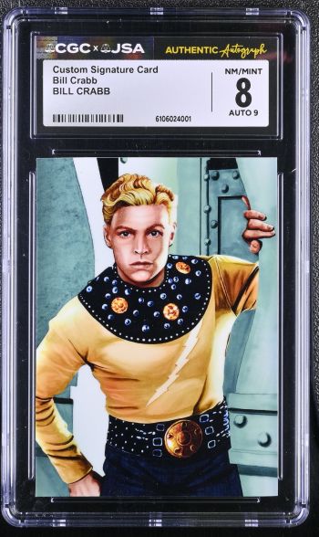 Image of Custom Signature Card Signed by Bill Crabb