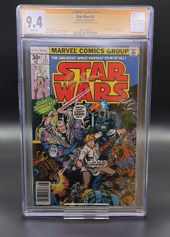 Image of 9.4 CGC Star Wars #2 1977 Signature Series signed by Roy Thomas
