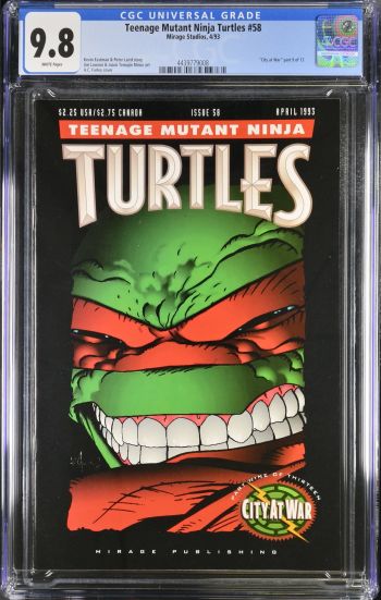Image of Teenage Mutant Ninja Turtles #58 CGC 9.8