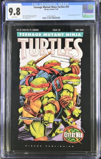 Image of Teenage Mutant Ninja Turtles #59 CGC 9.8