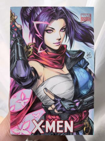 Image of Marvel Rivals Sketch Cover - Psylocke