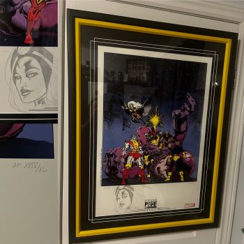 Image of Limited edition x-men lithograph signed and sketch Michael Golden!