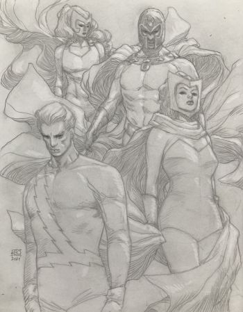 Image of Magneto and kids!