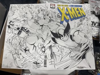 Image of X-men wraparound sketch cover by Sajad Shah