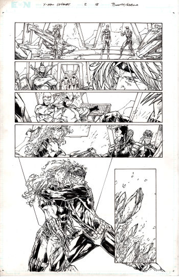 Image of Xmen Legends Orig Art by Brett Booth & Adelso Corona