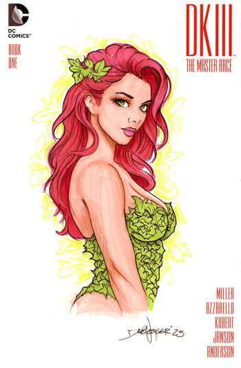Image of Poison Ivy Sketch Cover from artist Dave Nestler