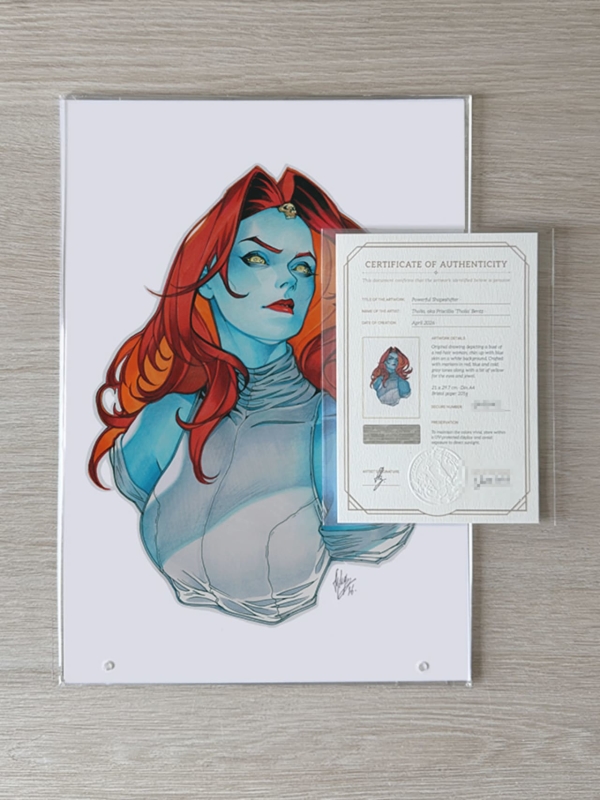 MYSTIQUE Original Art Original Art Auction by Priscillia | Raremarq