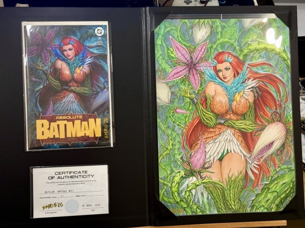 Absolute Batman #21 cover OA_Absolute Poison Ivy Original | Raremarq