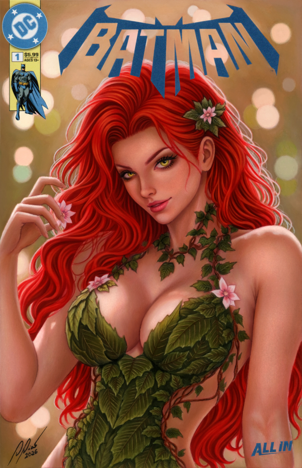 Poison Ivy - August Heat Day 6 - Original Sketch Cover Art | Raremarq