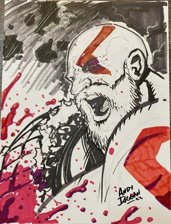 Image for Kratos the God of War by Andy Duggan