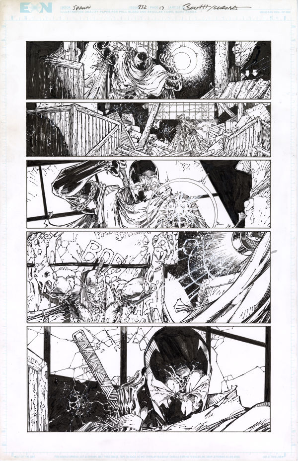 Image for Spawn #352 Page #17 Original Art 