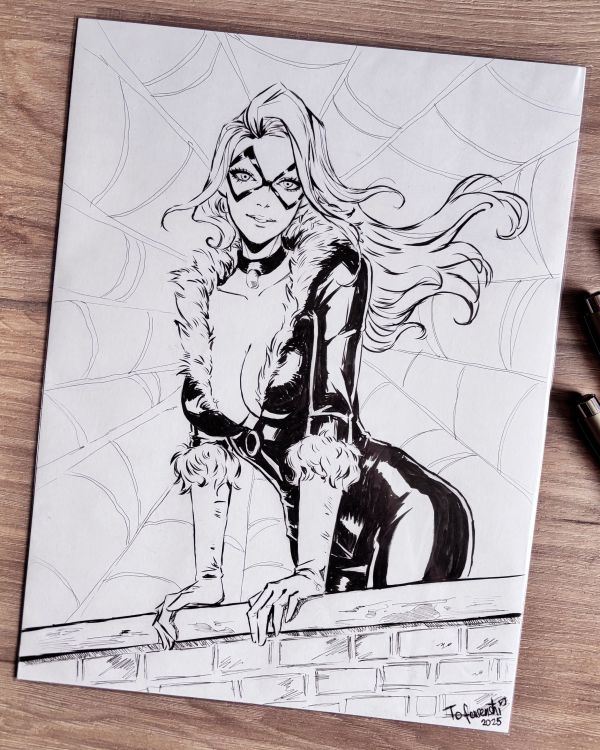 Image for Black Cat - convention sketch 9x12 inch