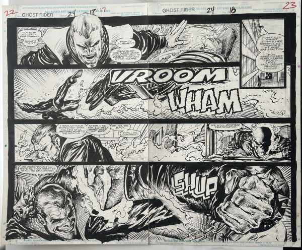 Image for Ghost Rider #24 Double Page Spread Pages 17-18