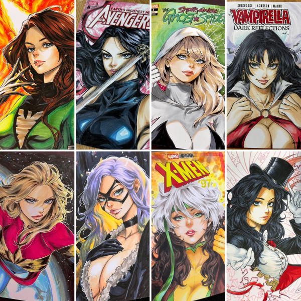 Image for 1 Character bust on blank comic cover or A4 Size paper Full Color commission slot by Miki Okazaki 