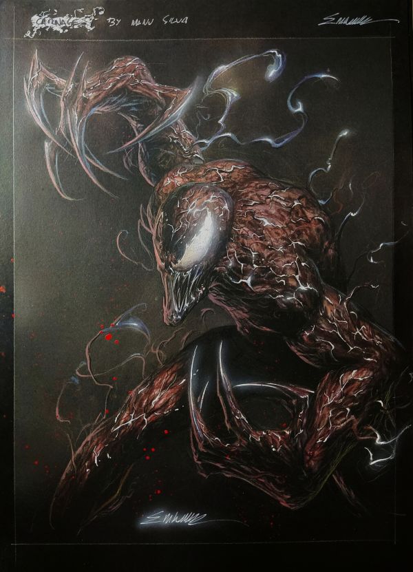 Image for Carnage on Black paper 11x17 by Manu Silva 