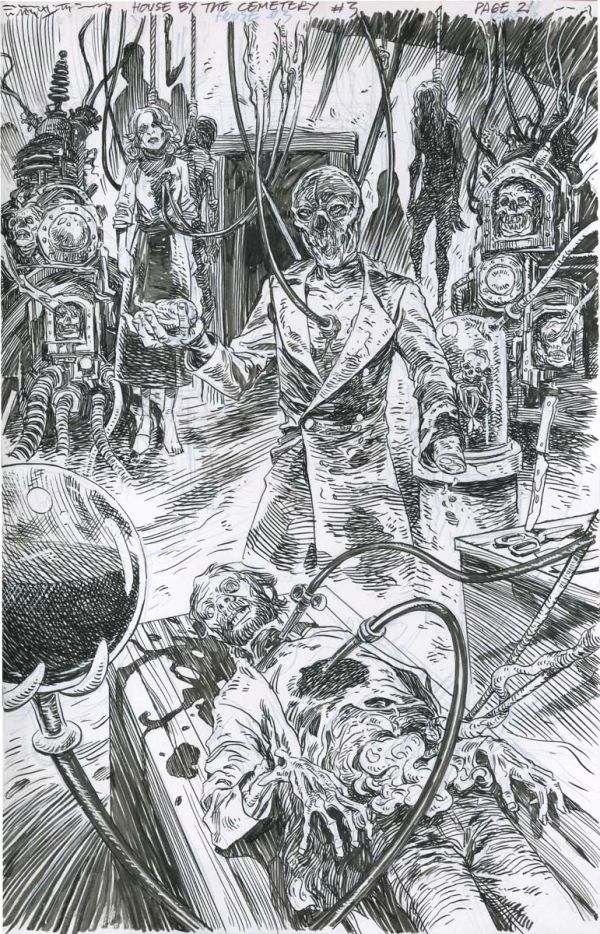 Image for Fulci Horror art, Dr Freudstein by Vince Locke