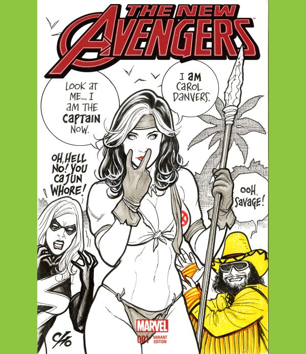 Image for Savage Land Rogue Sketch Cover - Happy Franks-Giving!!!