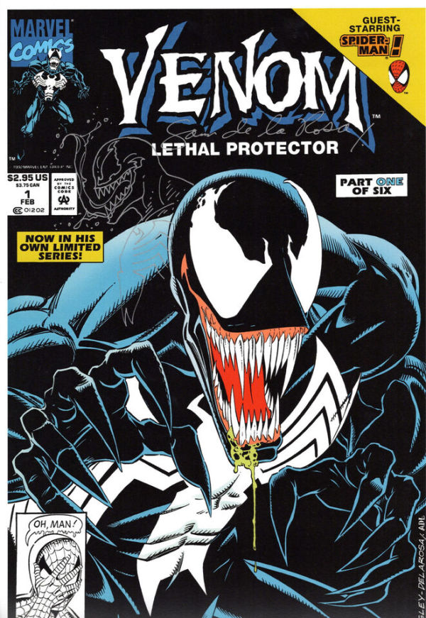 Image for VENOM ARTIST SAM DE LA ROSA REMARKED/SIGNED COLOR PRINT