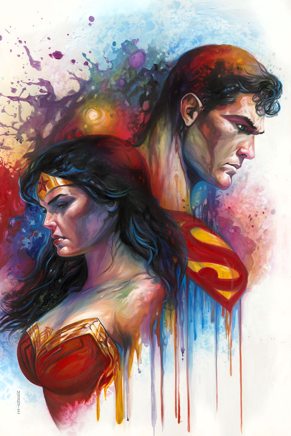 Image for "The Brave" Licensed DC Comics fine art print by artist Monte M. Moore