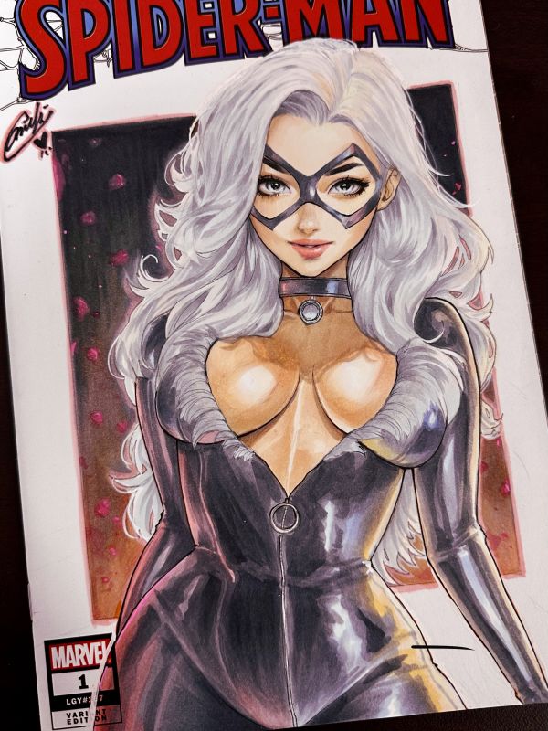 Image for Black Cat Sketch Cover by Miki Okazaki