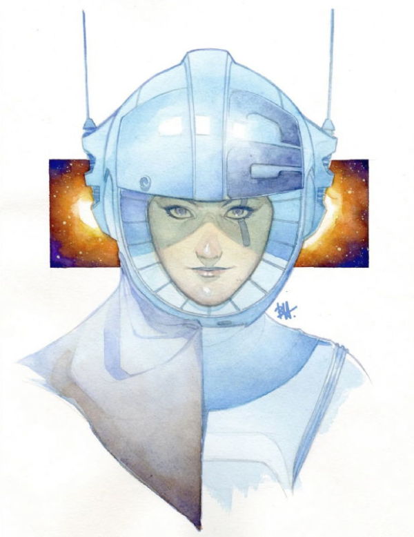 Image for Incredible SpaceGirl painting by Ben Harvey