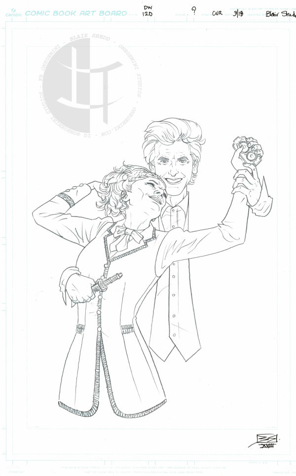 Image for Doctor Who/ Missy #4 Original Penciled Cover by Blair Shedd