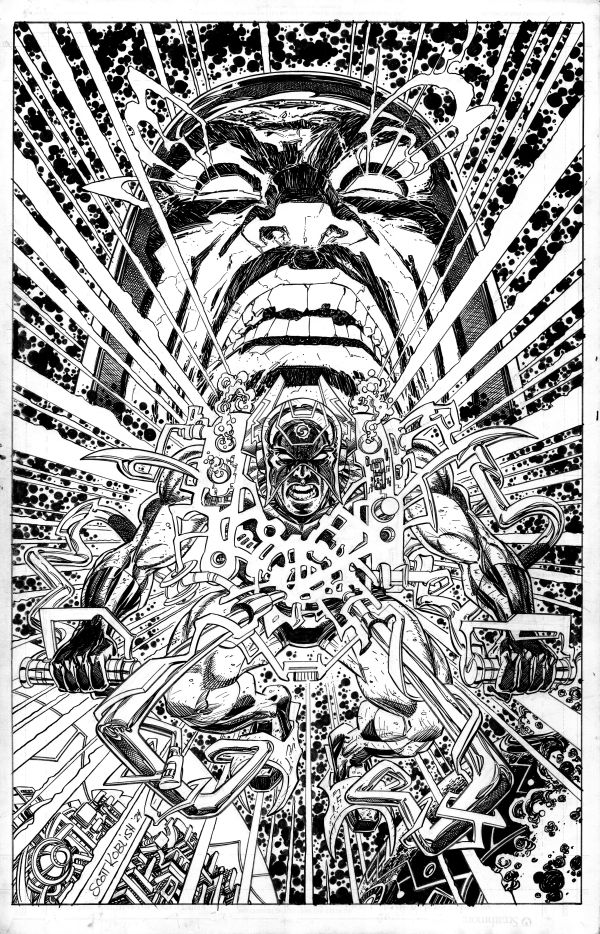 Image for Orion and Darkseid by Scott Koblish