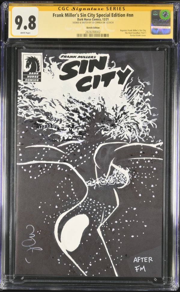Image for Dark Horse Comics Sin City Blank Variant CGC 9.8 JD Correa