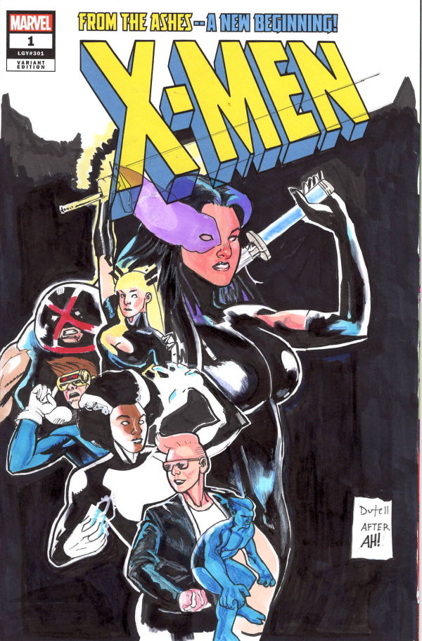 Image for X-men from the Ashes - A New Beginning Sketch Cover issue 1