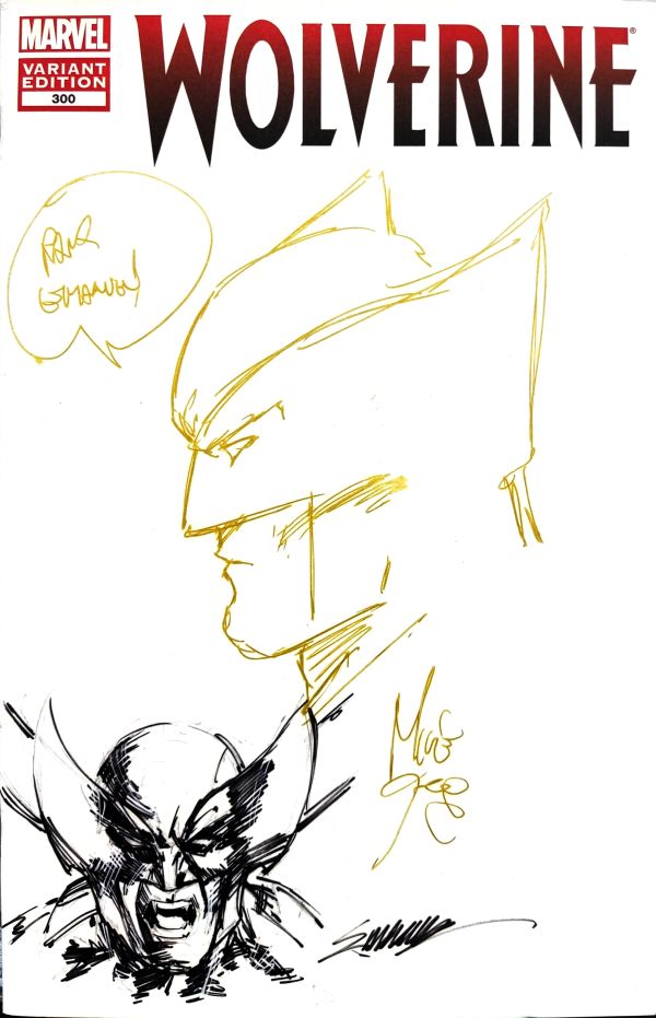 Image for Wolverine sketch cover Art and signed by Manu Silva and Mike Deodato Jr. 